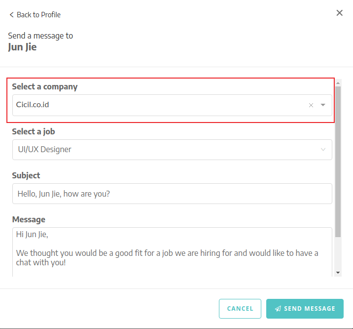 Connect - Recruiters