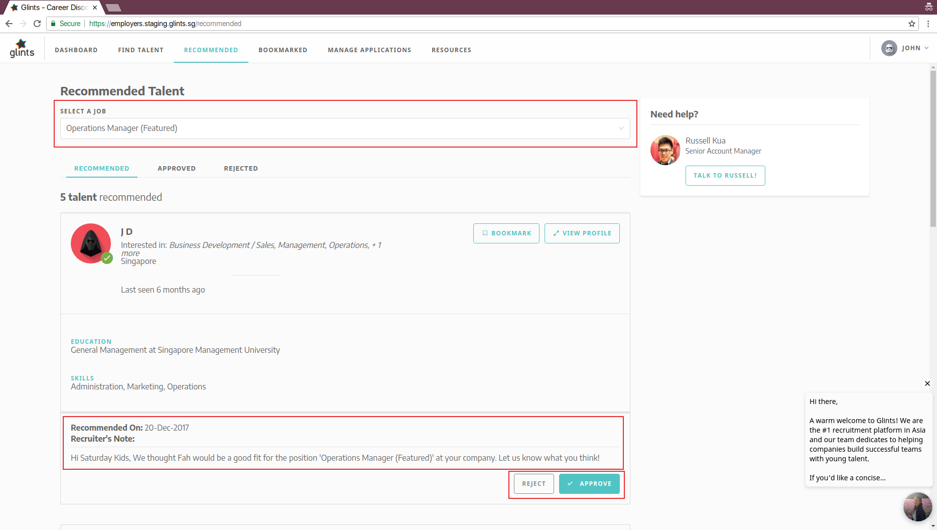 Recommendations - Company